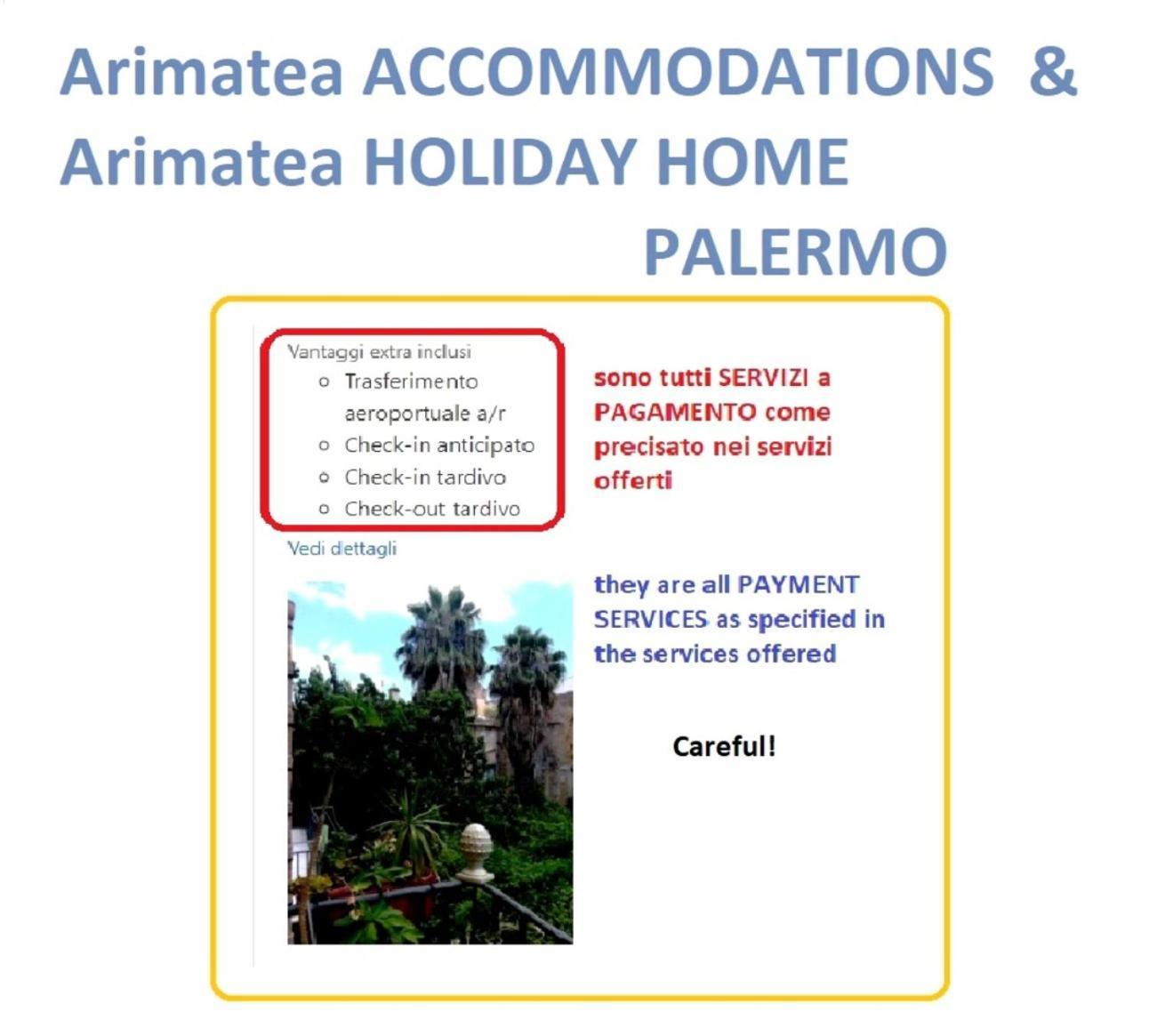 Arimatea Casa Vacanza Palermo Dış mekan fotoğraf